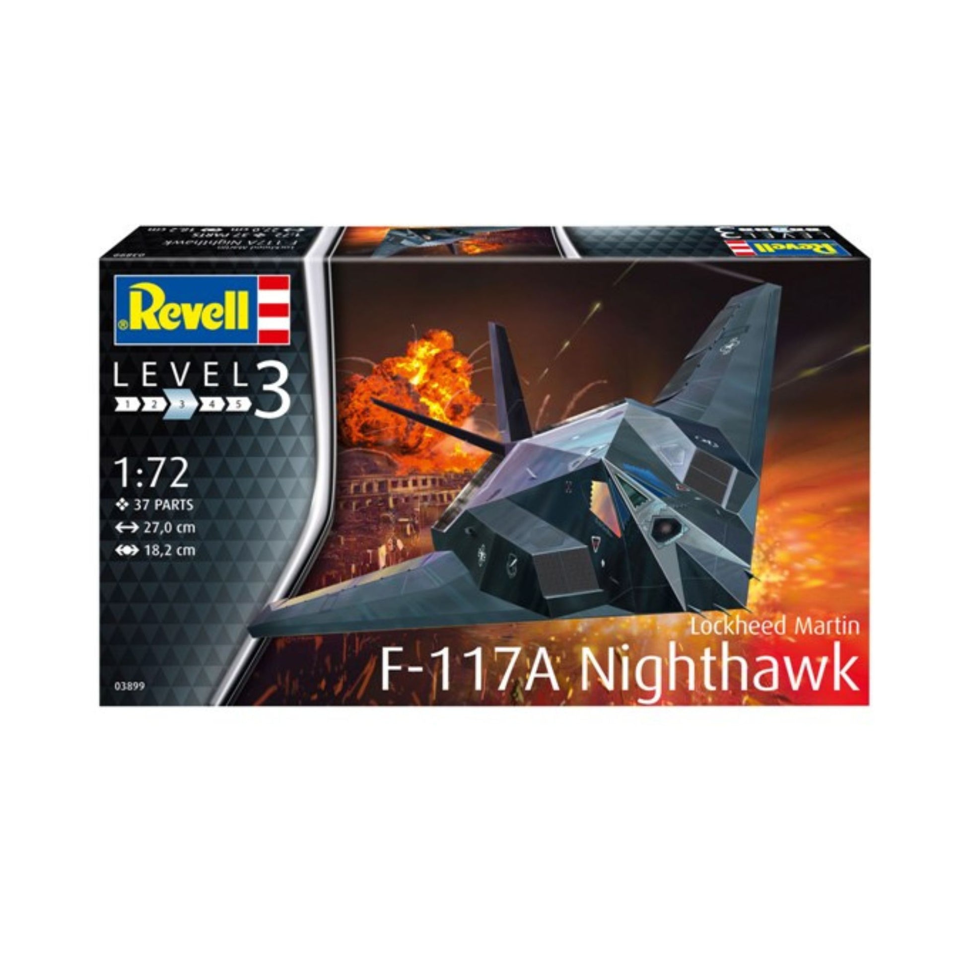 Revell aeroplane model kit F-117A Nighthawk 1:72