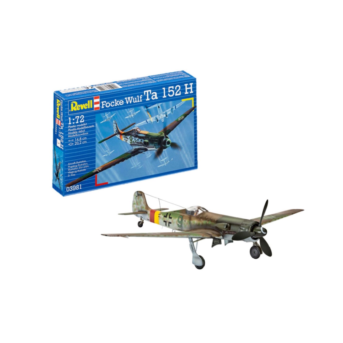 Revell Focke Wulf Ta 152 H 1:72 model aeroplane kit