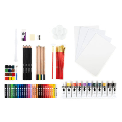 Art supplies in the Daler Rowney Simply Creative Project Set