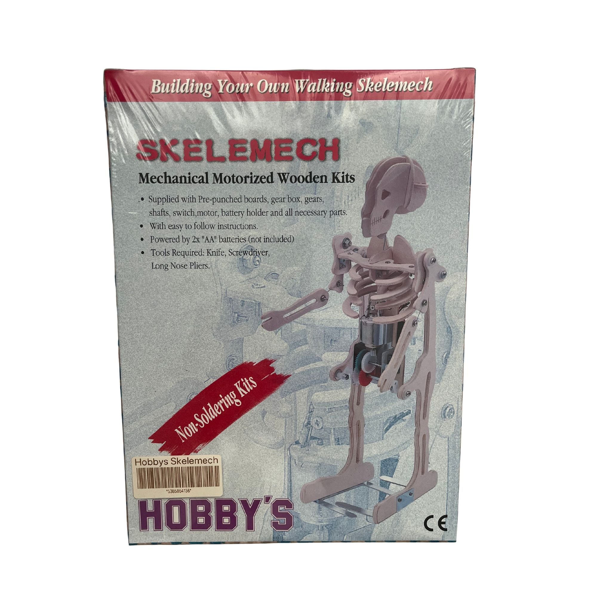 Skelemech Mechanical Motorized Wooden Skeleton Kit