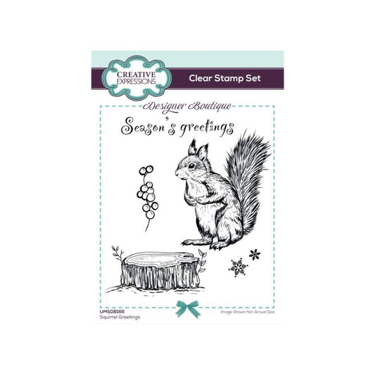 Squirrel Greetings Stamp Set