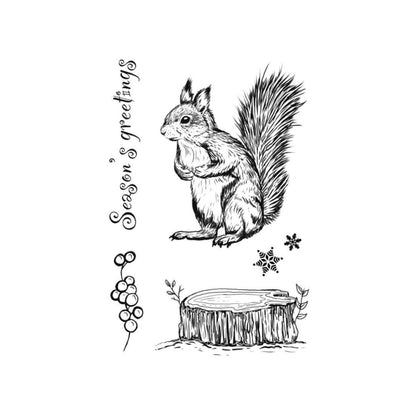 Squirrel Greetings Stamp Set