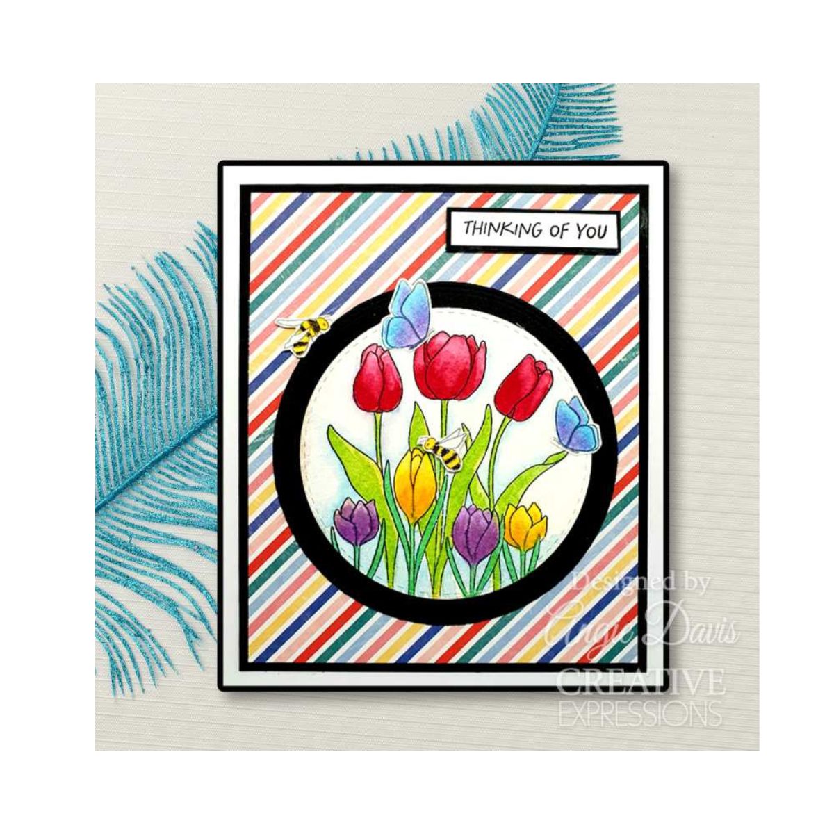 Jane's Doodles Tulip & Crocus Clear Stamp Set