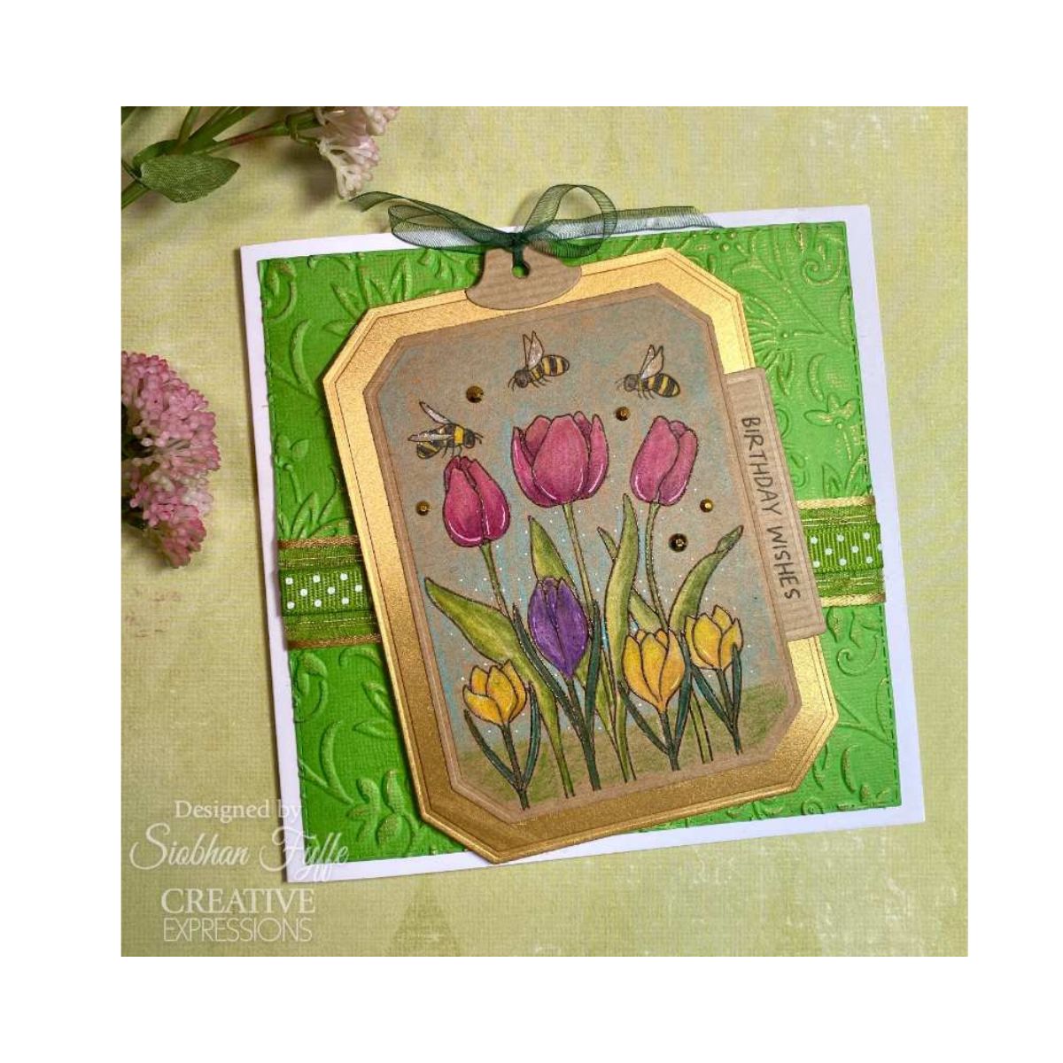 Jane's Doodles Tulip & Crocus Clear Stamp Set