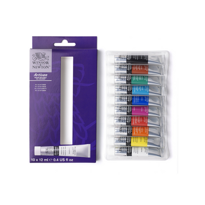 Winsor & Newton Artisan Water Mixable Oil Paint Tube Set (10 x 12ml)