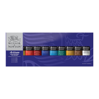 Winsor & Newton Artisan Water Mixable Oil Paint Tube Set (10 x 37ml)