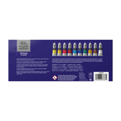 Winsor & Newton Artisan Water Mixable Oil Paint Tube Set (10 x 37ml)