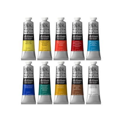 Winsor & Newton Artisan Water Mixable Oil Paint Tube Set (10 x 37ml)