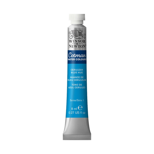 Winsor & Newton Cotman watercolour 8ml - Cerulean Blue Hue