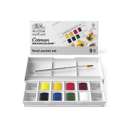 Cotman Floral Watercolour Pocket Set