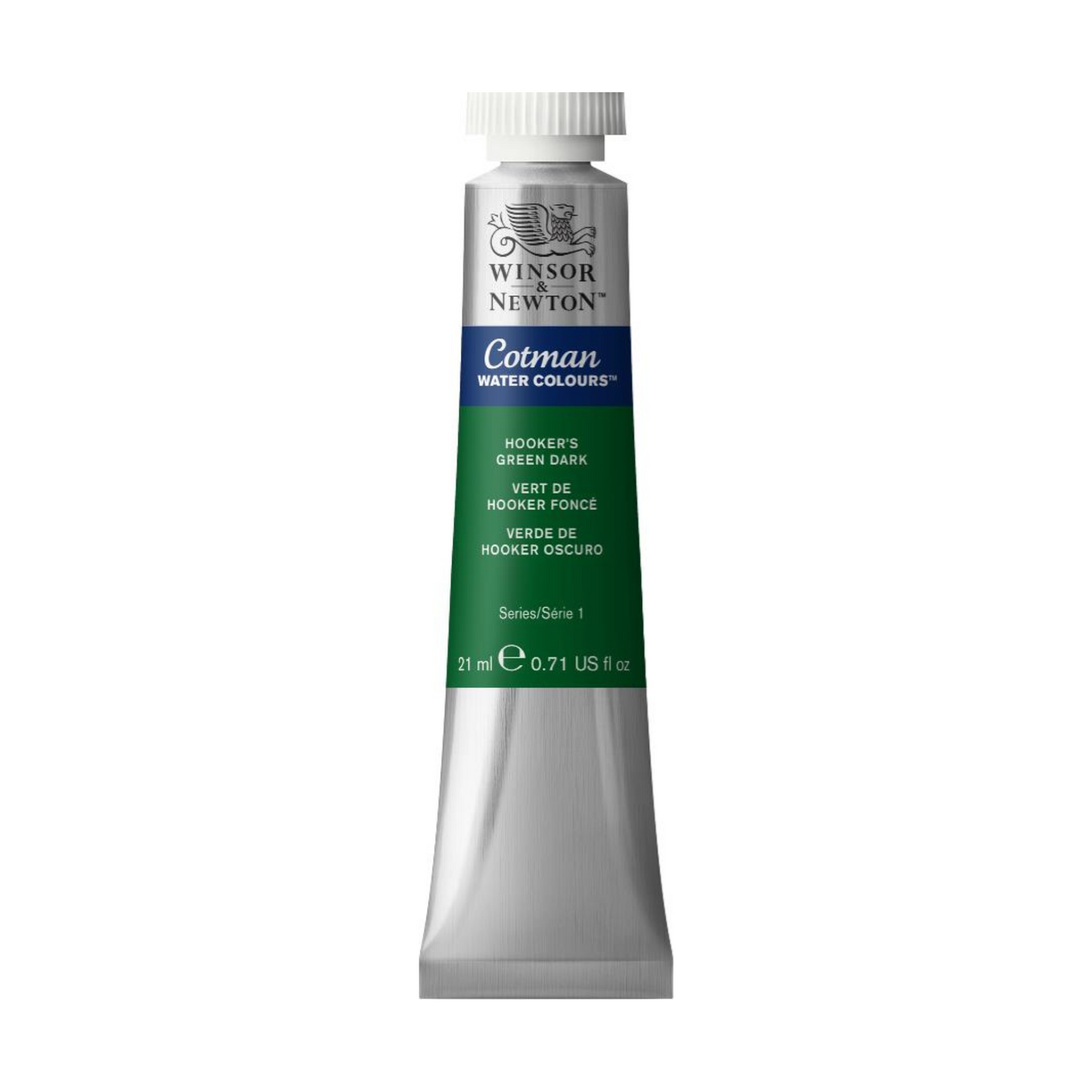 Winsor & Newton Cotman watercolour 21ml - Hookers Green Dark