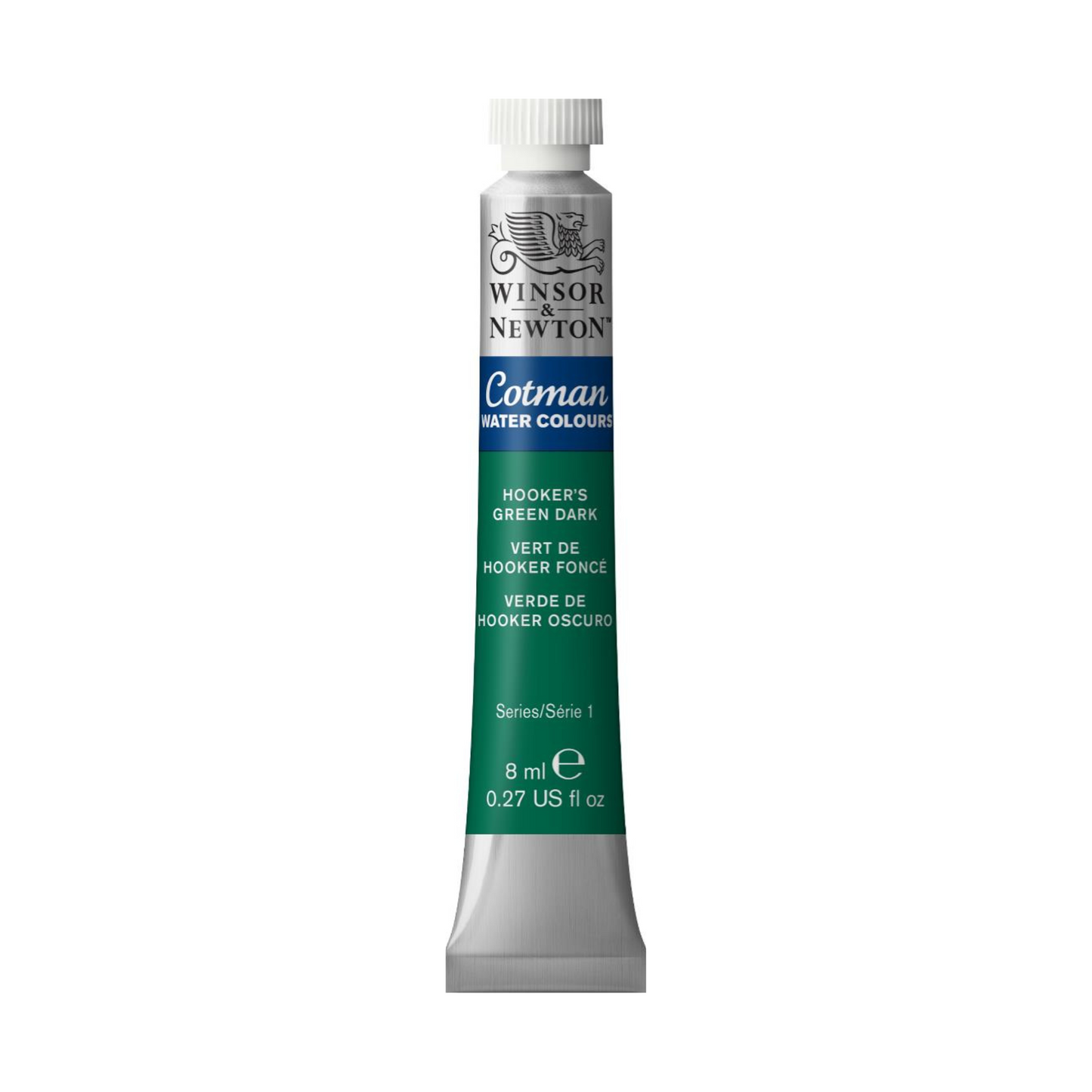 Winsor & Newton Cotman watercolour 8ml - Hookers Green Dark