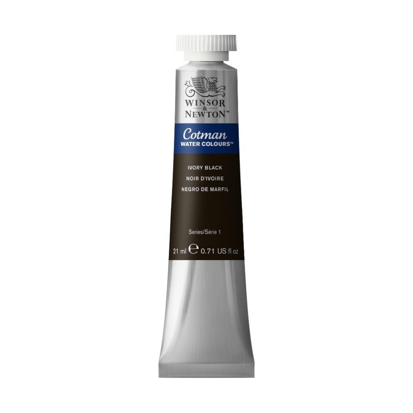 Winsor & Newton Cotman watercolour 21ml - Ivory Black