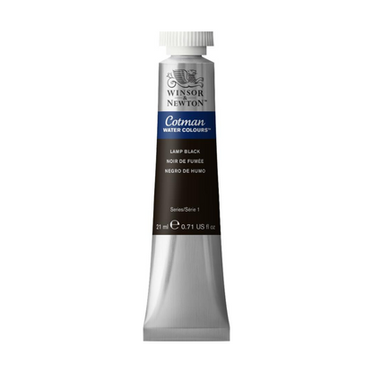 Winsor & Newton Cotman watercolour 21ml - Lamp Black