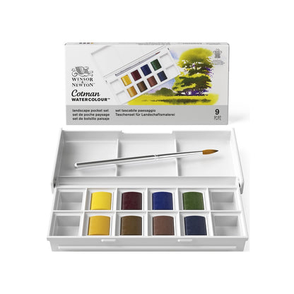 Cotman Landscape Watercolour Pocket Set