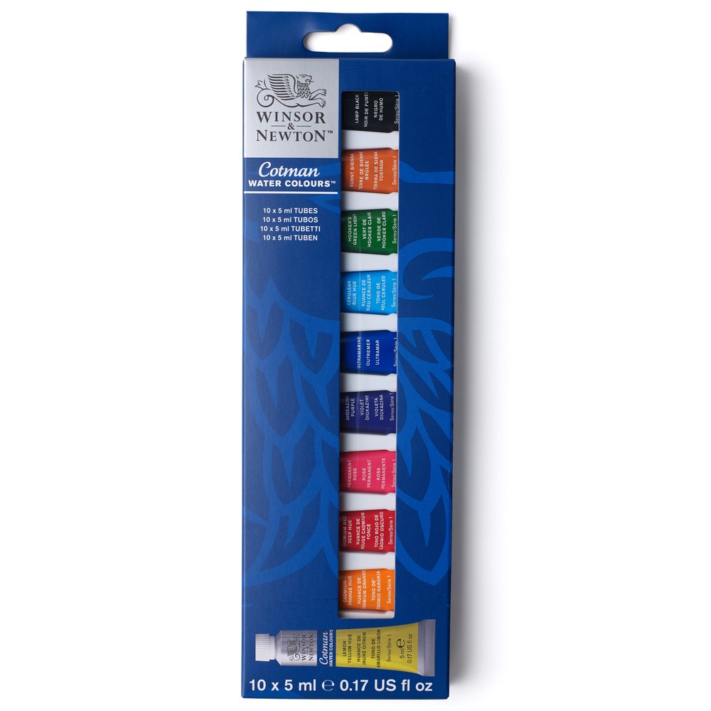 Cotman Watercolour Tube Set (10x5ml)