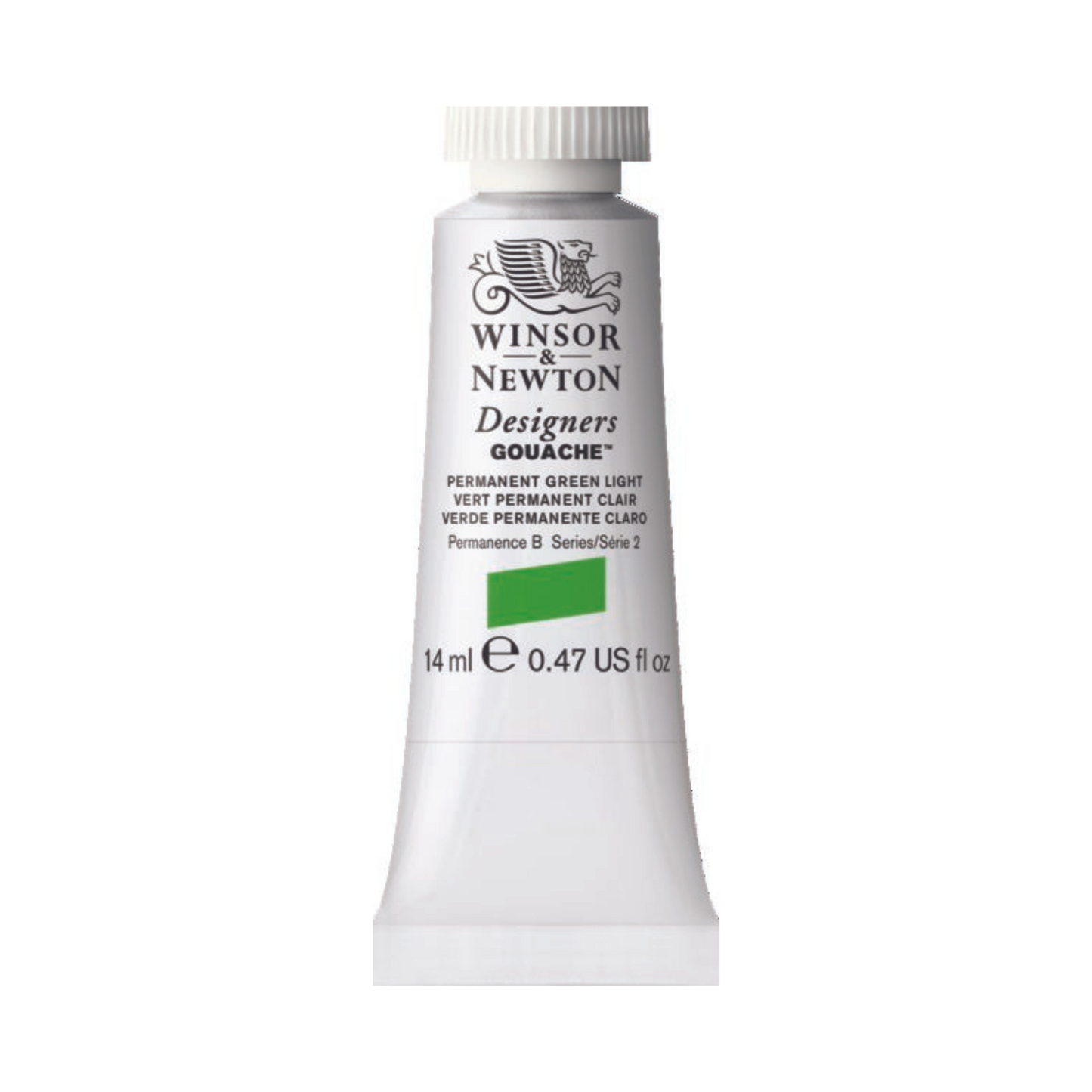 Winsor & Newton Designers Gouache 14ml - Permanent Green Light