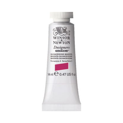 Winsor & Newton Designers Gouache 14ml - Quinacridone Magenta