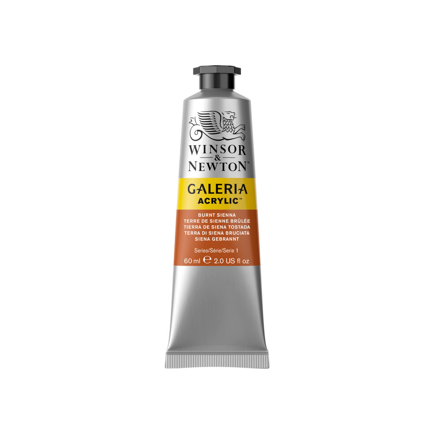 Burnt sienna Winsor & Newton Galeria acrylic 60ml