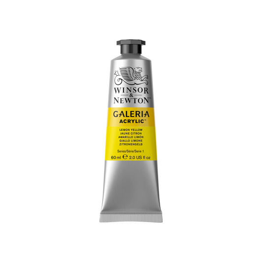 Lemon yellow Winsor & Newton Galeria acrylic 60ml