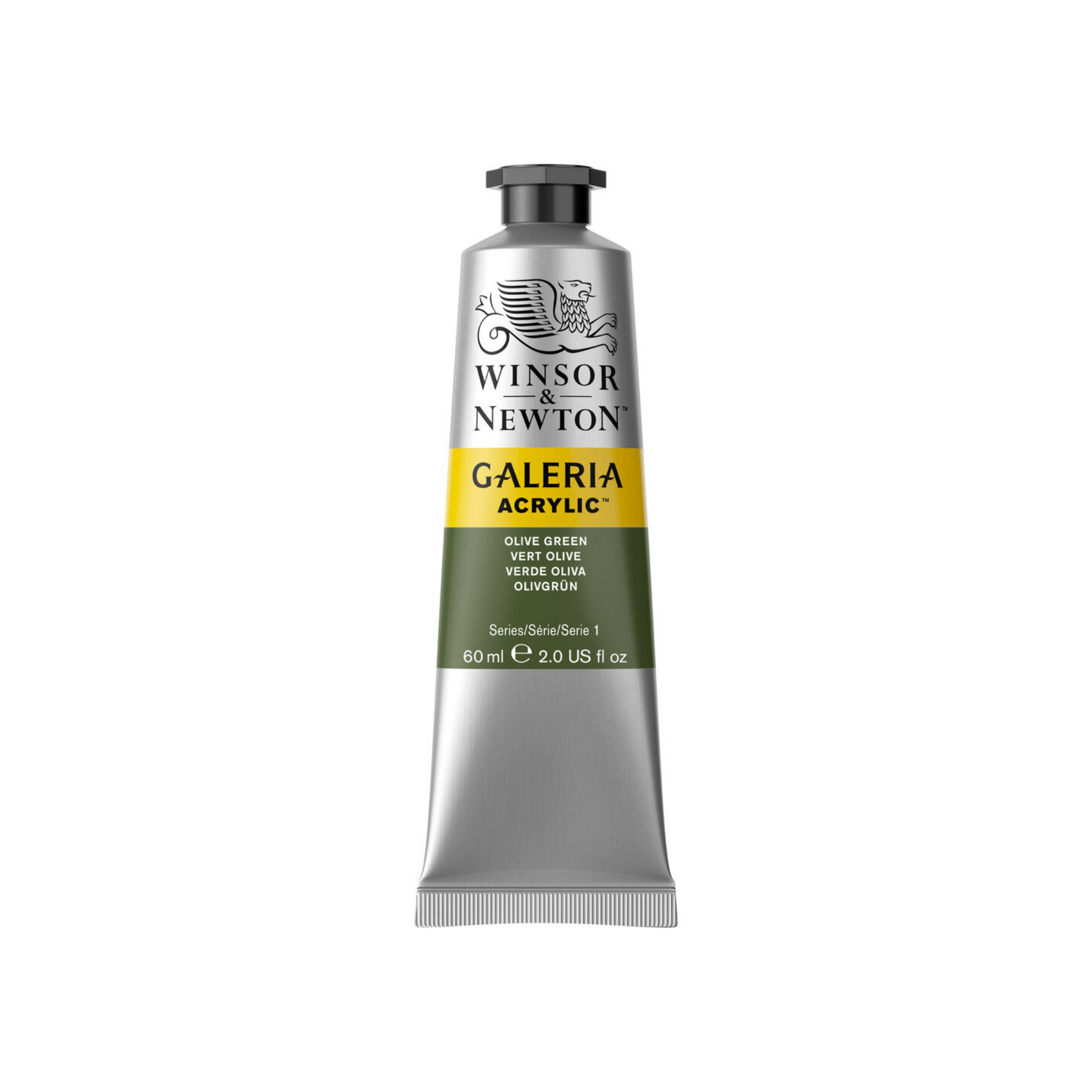 Olive green Winsor & Newton Galeria acrylic 60ml