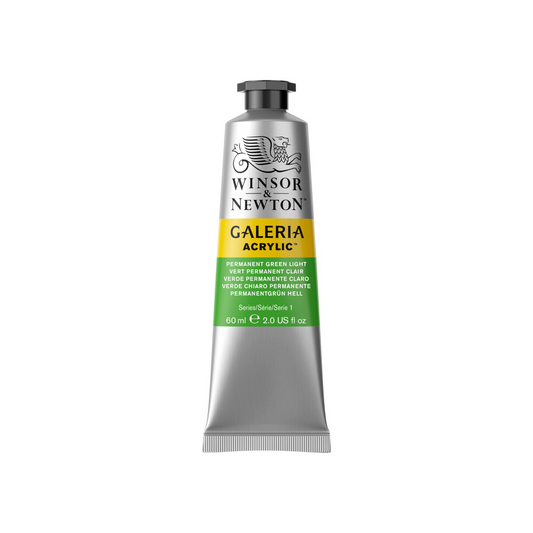 Winsor & Newton Galeria Acrylic 60ml - Permanent Green Light