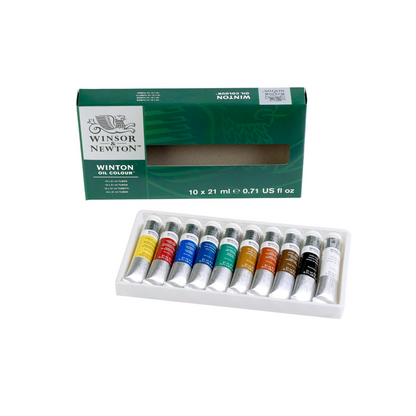 Winsor & Newton Winton Oil Paint Tube Set (10x21ml)