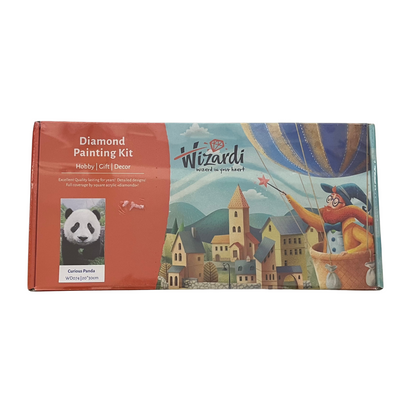 Curious Panda Diamond Painting Kit
