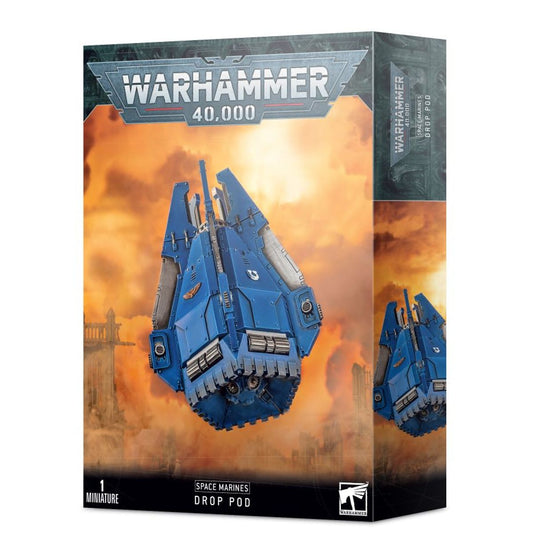 Space Marines Drop Pod from Warhammer 40,000