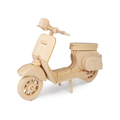 Italian scooter completed woodcraft construction kit 