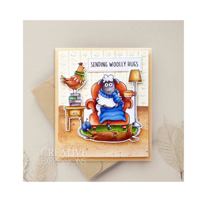 Jane's Doodles Woolly Hugs Clear Stamp Set