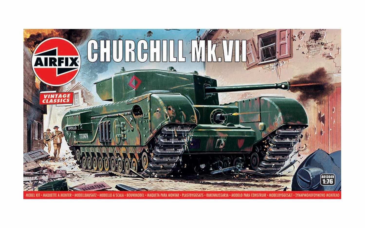 Airfix Military Vehicle Churchill Vintage Classic 1:76