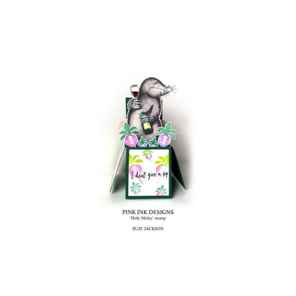 pink ink designs holy moley sample card