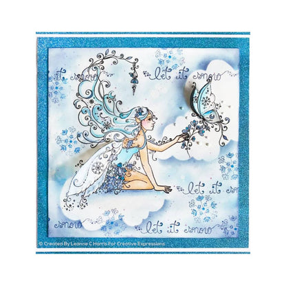 pink ink designs make a wish sample card